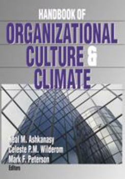 Paperback Handbook of Organizational Culture and Climate Book