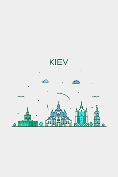 Paperback Kiev Minimalist Travel Notebook [Lined] [6x9] [110 pages] Book