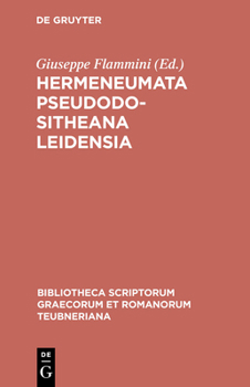 Hardcover Hermeneumata Pseudodositheana Leidensia [Greek, Ancient (To 1453)] Book
