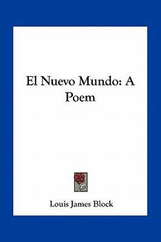 Paperback El Nuevo Mundo: A Poem Book
