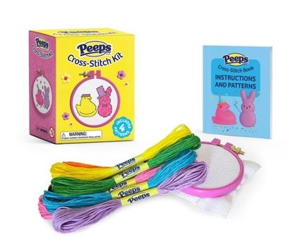 Paperback Peeps(r) Cross-Stitch Kit: Includes 4 Patterns Book