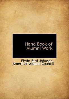Hand Book of Alumni Work