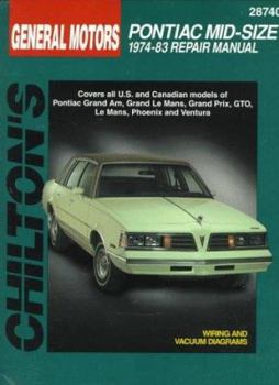 Paperback Pontiac Mid-Size Cars, 1974-83 Book