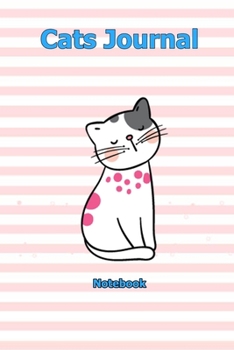 Cats Journal: Notebook 6 x 9 inch With 120 Lined pages