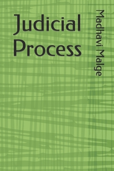 Paperback Judicial Process Book