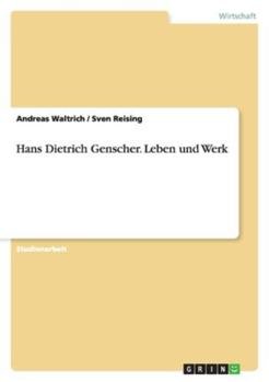 Paperback Hans Dietrich Genscher. Leben und Werk [German] Book
