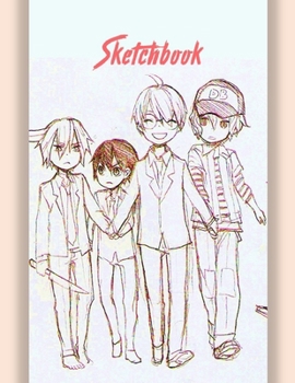 Paperback Sketchbook: 100 Blank Pages, 8.5 x 11, Sketch Pad for Drawing, Doodling and Painting Book