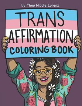 Paperback Trans Affirmation Coloring Book