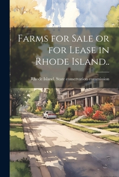 Paperback Farms for Sale or for Lease in Rhode Island.. Book