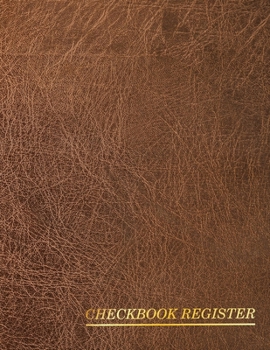 Paperback Checkbook Register: Check Register for Personal Checkbook Checking Account Register Check Book Registrar & Bank Transaction Log 100 Pages Book