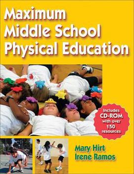 Paperback Maximum Middle School Physical Education [With CDROM] Book