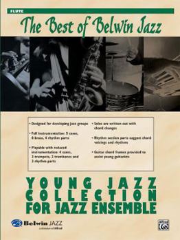Paperback Young Jazz Collection for Jazz Ensemble: C Flute Book