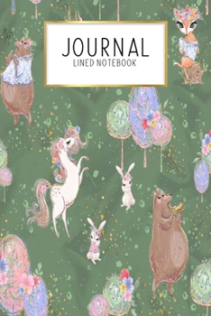 Paperback Journal Lined Notebook: Spring Boho Floral Springtime - Blank Lined Journal - Gratitude Journal - 6" x 9" 100 Pg -Motivational Quotes - Self-C Book