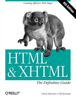 Paperback HTML & Xhtml: The Definitive Guide Book