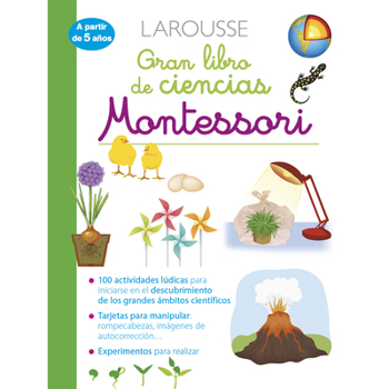 Paperback Gran Libro de Ciencias Montessori [Spanish] Book