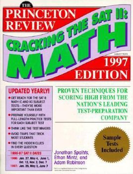 Paperback Cracking the SAT II Math Subject Test: 1997 Edition Book