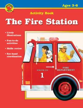 Paperback The Fire Station (Brighter Child Activity Books) Book
