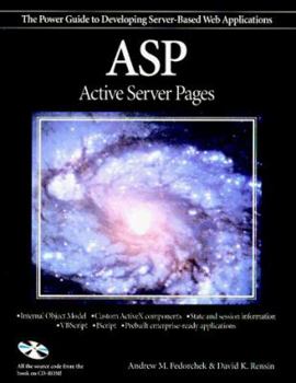 Paperback Developing Internet Server Applications with Microsoft Active Server Pages [With CDROM] Book