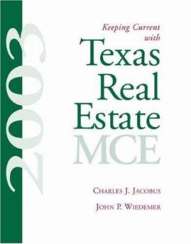 Paperback Keeping Current with Texas Real Estate, McE Book
