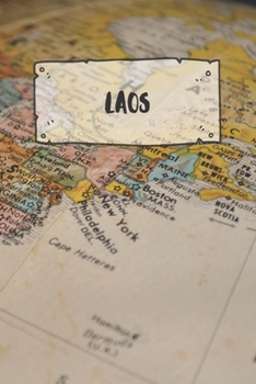 Laos: Ruled Travel Diary Notebook or Journey  Journal - Lined Trip Pocketbook for Men and Women with Lines