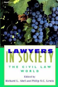 Paperback Lawyers in Society: The Civil Law World Book