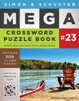 Paperback Simon & Schuster Mega Crossword Puzzle Book #23 Book