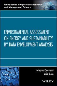 Hardcover Environmental Assessment on Energy and Sustainability by Data Envelopment Analysis Book