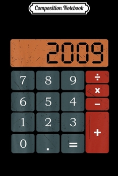 Composition Notebook: Vintage calculator 15th birthday 15 years old Gifts  Journal/Notebook Blank Lined Ruled 6x9 100 Pages