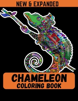 Paperback Chameleon Coloring Book (New & Expanded): Perfect size (8.5*11) for Chameleon coloring book