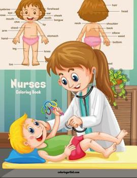 Paperback Nurses Coloring Book 1 Book