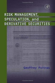 Hardcover Risk Management, Speculation, and Derivative Securities Book