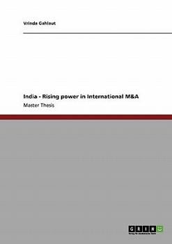 Paperback India - Rising power in International M&A Book
