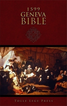 Hardcover 1599 Geneva Bible-OE Book