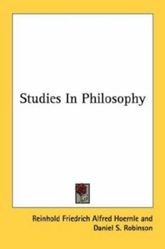 Studies in Philosophy (Essay index reprint series)