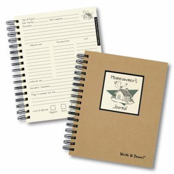 Spiral-bound Home Owner's Journal (Natural Brown) Book