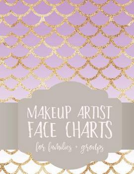 Paperback Makeup Artist Face Charts: Notebook with Men Women Youth Faces for Face Painting and Makeup Artists Book