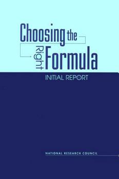 Paperback Choosing the Right Formula Book