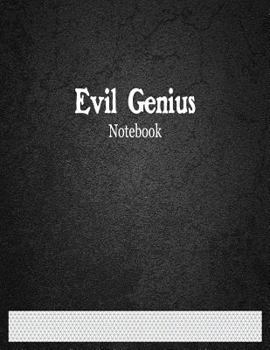 Paperback Evil Genius Notebook: 1/8" Isometric Graph Ruled Book