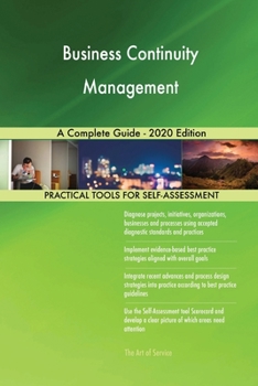 Paperback Business Continuity Management A Complete Guide - 2020 Edition Book