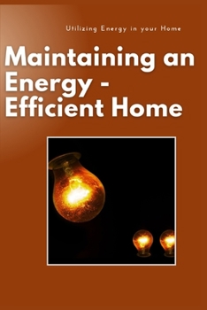 Paperback Maintaining an Energy-Efficient Home: Utilizing Green Energy in Your Home Book