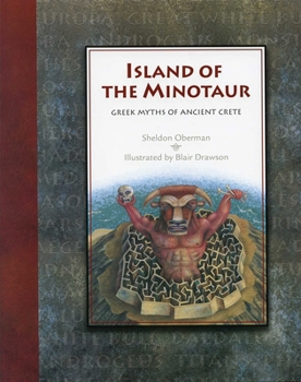 Hardcover Island of the Minotaur: Greek Myths of Ancient Crete Book
