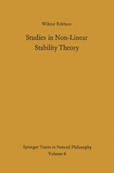 Paperback Studies in Non-Linear Stability Theory Book