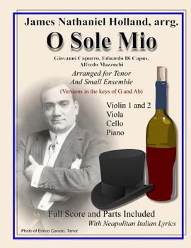 Paperback O Sole Mio: Arranged for Tenor and Small Ensemble [Italian] Book