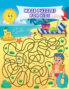 Paperback Maze Puzzles for Kids: Fine Motor Skills, Attention to Detail, Observation for Children Book