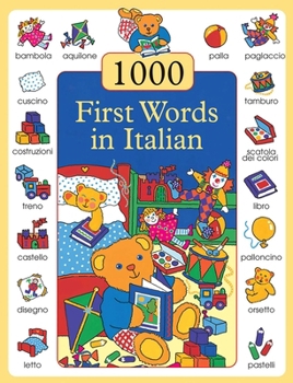 Hardcover 1000 Italian First Words Book