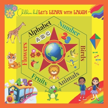 Paperback Children book: Let's LEARN with LAUGH: Alphabet learning book
