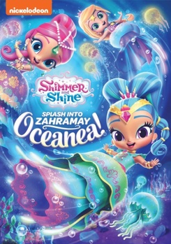 DVD Shimmer & Shine: Splash Into Zahramay Oceanea! Book