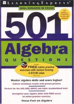 Paperback 501 Algebra Questions Book