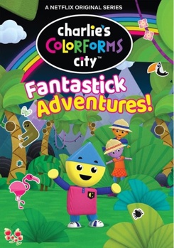 DVD Charlies Colorforms City: Fantastick Adventures Book
