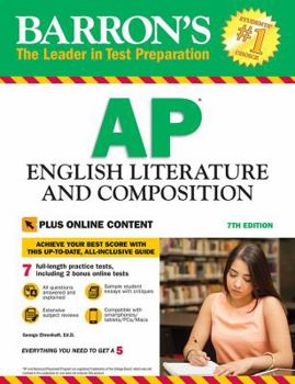 Paperback Barron's AP English Literature and Composition with Online Tests Book